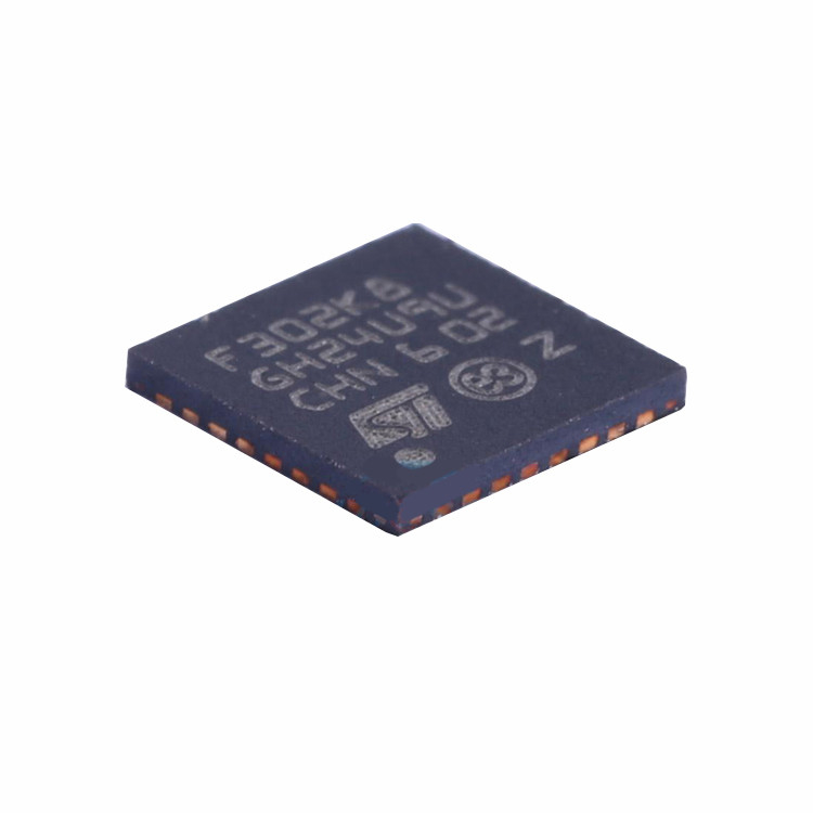 STM32F302K8U6 मूल STM32F302K8U6 MCU के लिए STM32F3 माइक्रोकंट्रोलर IC 32-बिट 72MHz 64KB फ्लैश 32-UFQFPN