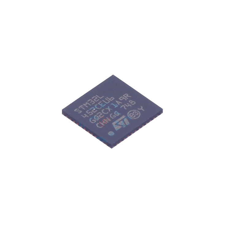 STM32L452CEU6 (स्टॉक में) STM32L452CEU6 48-UFQFPN (7x7) एकीकृत सर्किट IC MCU 32BIT 256KB फ्लैश 64TQFP