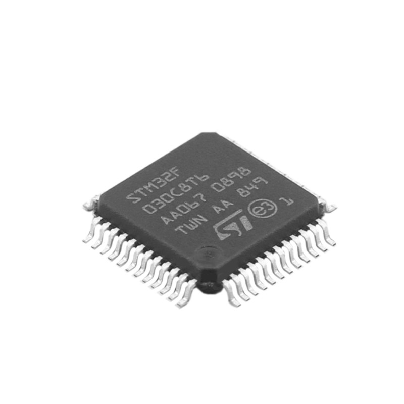 STM32F030C8T6 IC STM32F030C8T6 LQFP48 नई मूल चिप MCU माइक्रोकंट्रोलर RISC माइक्रोकंट्रोल इलेक्ट्रॉनिक घटक