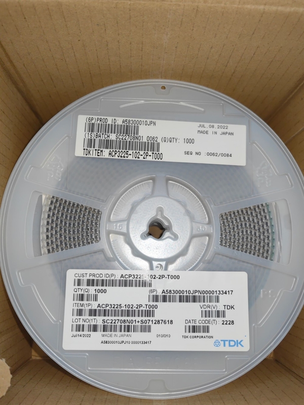 ACP3225-102-2P-T000 SMD इंटीग्रेटेड सर्किट चिप IC, बिल्कुल नया मूल, अप्रयुक्त
