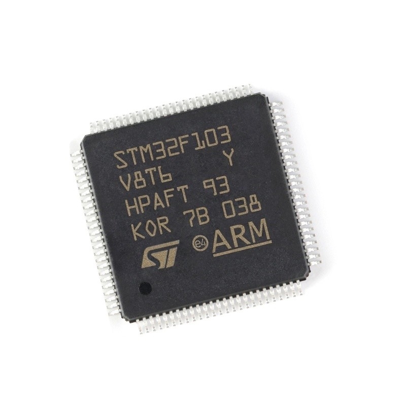 स्टॉक में माइक्रोकंट्रोलर IC MCU 32BIT 64KB फ़्लैश 100LQFP इंटीग्रेटेड सर्किट ic चिप STM32F103V8T6
