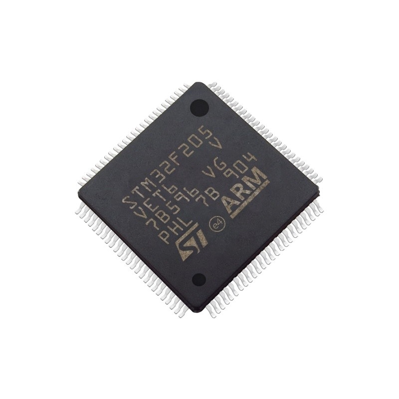 स्टॉक में माइक्रोकंट्रोलर IC MCU 32BIT 512KB फ़्लैश 100LQFP इलेक्ट्रॉनिक घटक इंटीग्रेटेड सर्किट STM32F205VET6