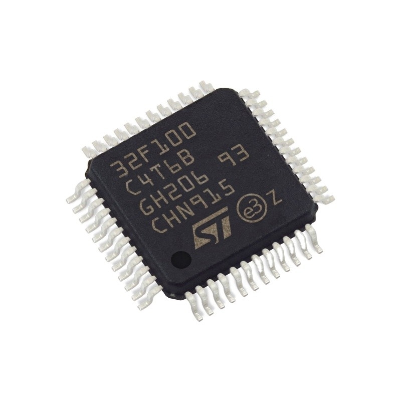 स्टॉक में माइक्रोकंट्रोलर IC MCU 32BIT 16KB फ़्लैश 48LQFP इंटीग्रेटेड सर्किट ic चिप STM32F100C4T6B