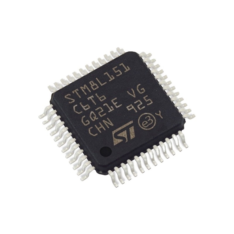 स्टॉक में माइक्रोकंट्रोलर IC MCU 8BIT 32KB फ़्लैश 48LQFP इंटीग्रेटेड सर्किट ic चिप STM8L151C6T6