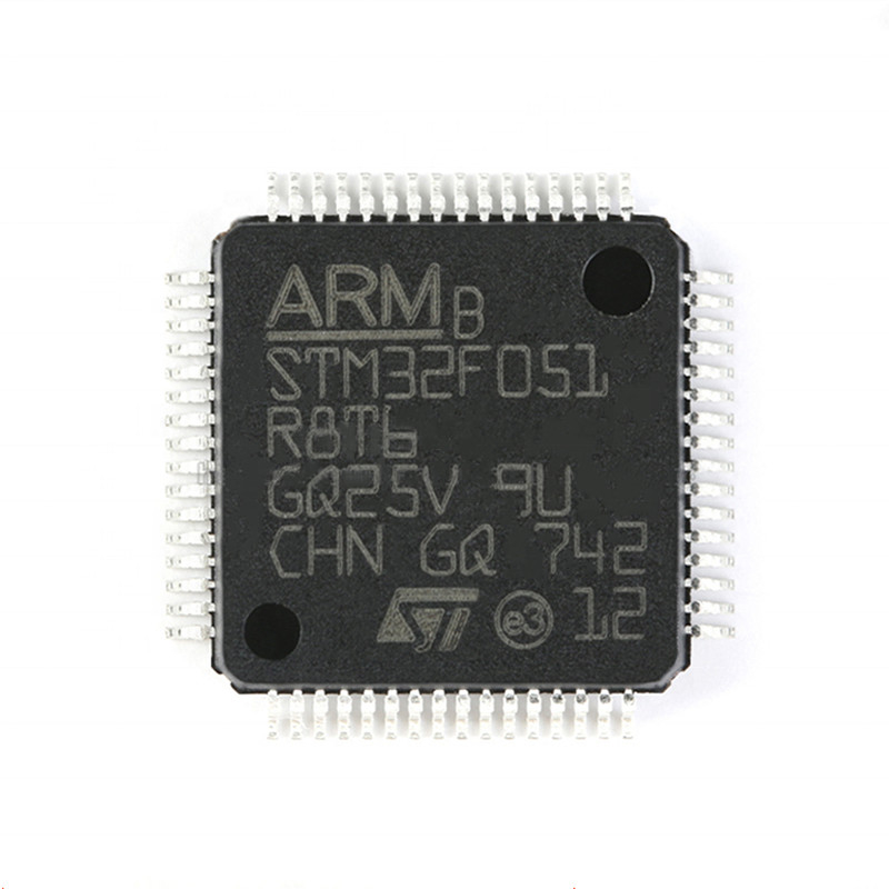 माइक्रोकंट्रोलर इंटीग्रेटेड सर्किट IC MCU 32BIT 64KB फ़्लैश 64LQFP STM32F STM32F051 STM32F051R8T6 मूल ब्रांड