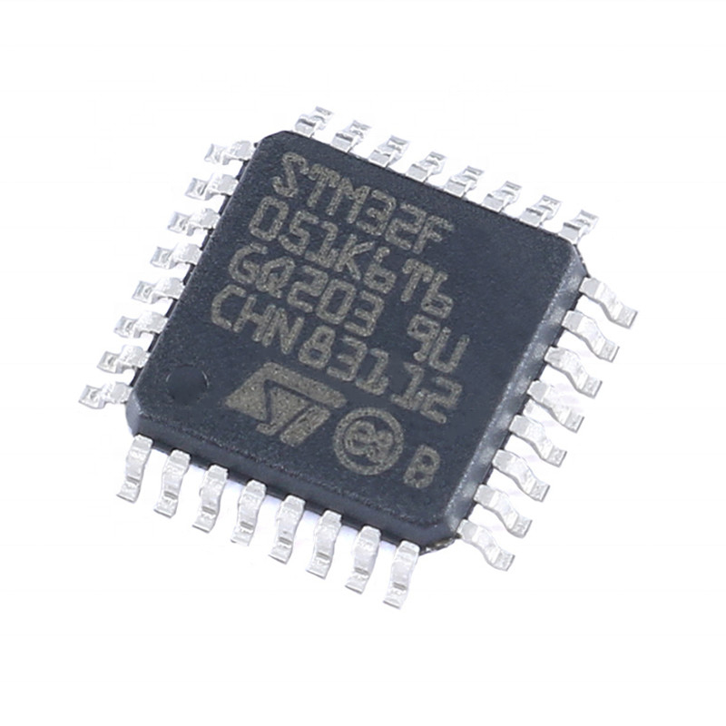चुआंगयुनक्सिनयुआन माइक्रोकंट्रोलर इंटीग्रेटेड सर्किट IC MCU 32BIT 32KB फ़्लैश 32LQFP STM32F STM32F051 मूल ब्रांड STM32F051K6T6
