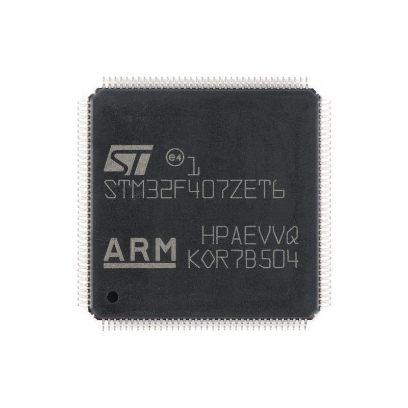 चुआंग्युनक्सिनयुआन STM32 ARM Cortex M4 MCU 32-बिट 512KB 144-LQFP इलेक्ट्रिक आपूर्ति माइक्रोकंट्रोलर मूल स्टॉक STM32F407ZET6 में