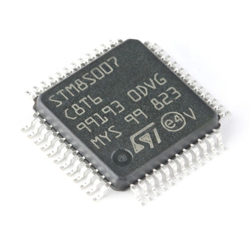 चुआंगयुनक्सिनयुआन नया और मूल IC MCU 8BIT 64KB फ़्लैश नया 48LQFP माइक्रोकंट्रोलर STM8S007C8T6