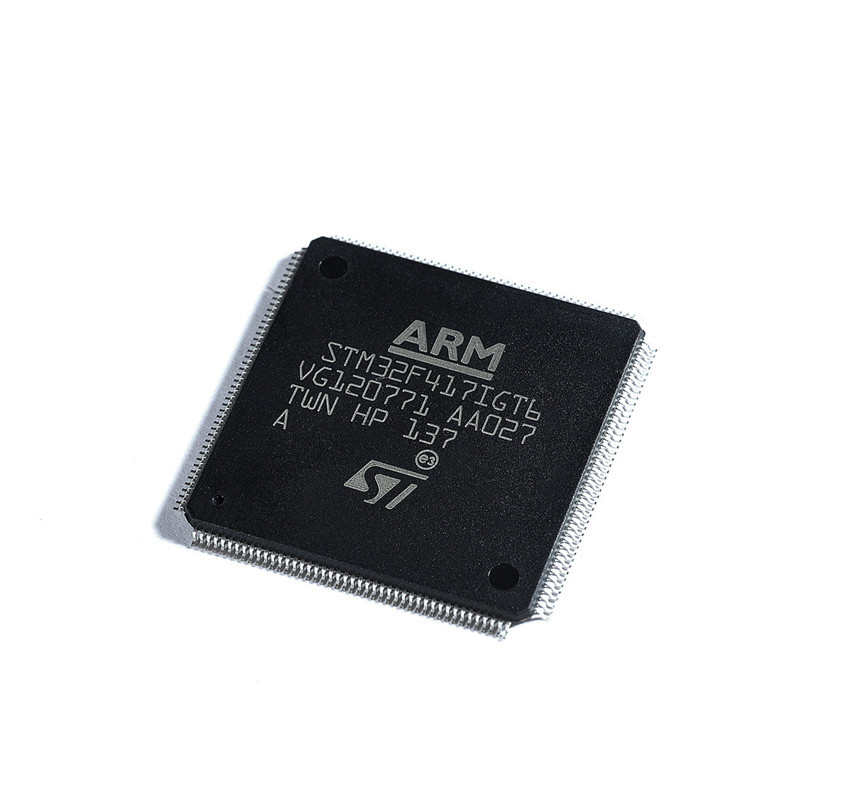 स्टॉक मूल्य वरीयता STM32F417IGT6 IC में नई मूल स्थिति इलेक्ट्रॉनिक घटक एकीकृत सर्किट