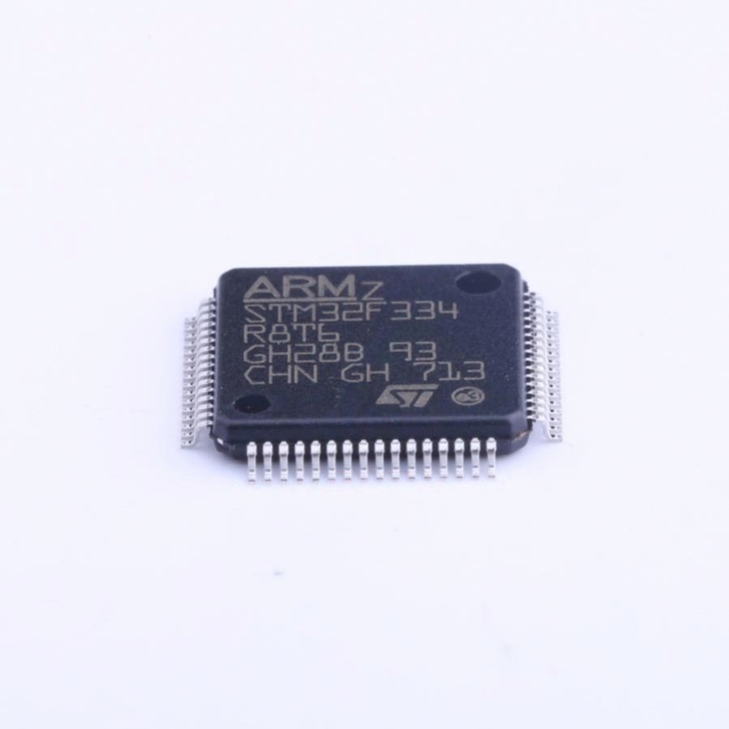 MCU 32-बिट STM32 ARM Cortex M4 RISC 64KB फ़्लैश 2.5V/3.3V 64-पिन LQFP ट्रे - ट्रे STM32F334R8T6 IC