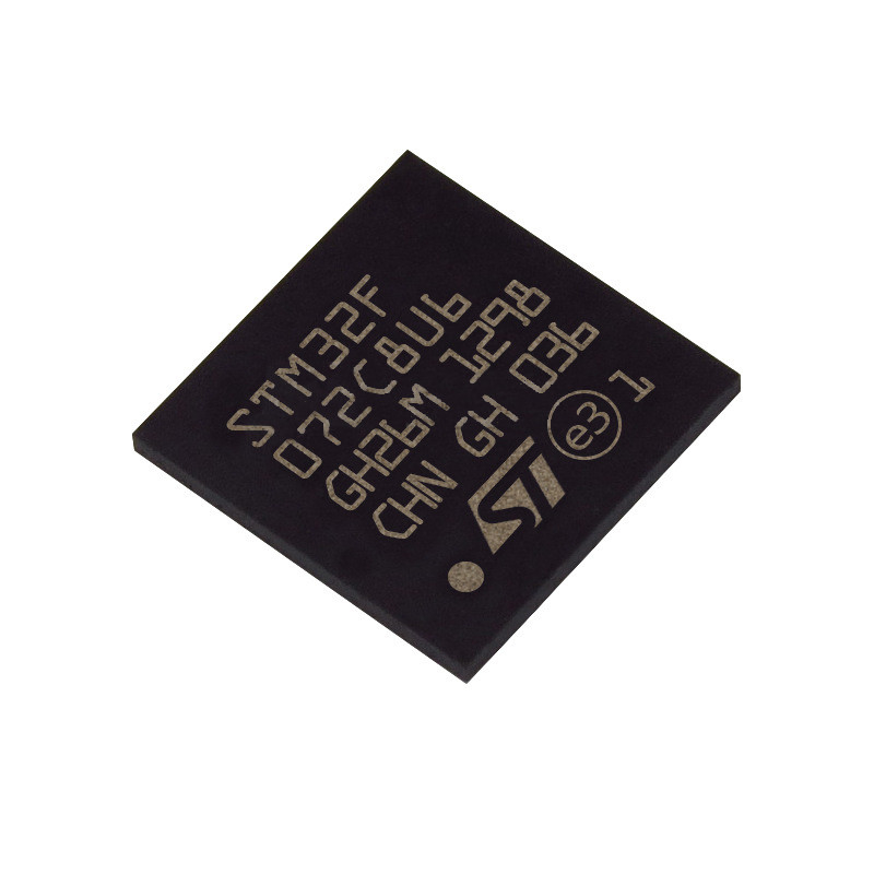 STM32F072C8U6 ऑनलाइन इलेक्ट्रॉनिक घटक इंटीग्रेटेड सर्किट नए मूल UQFN48 MCU STM32F072C8U6 IC स्टॉक में