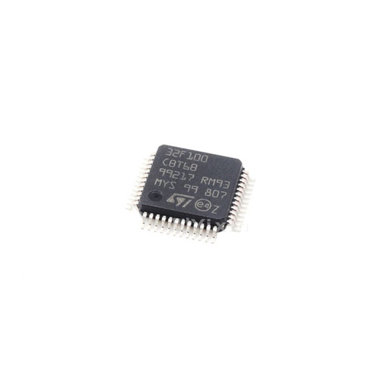 चुआंग्युनक्सिनयुआन नया और मूल STM32F100CBT6B IC MCU 32BIT 128KB फ़्लैश 48LQFP IC स्टॉक में है