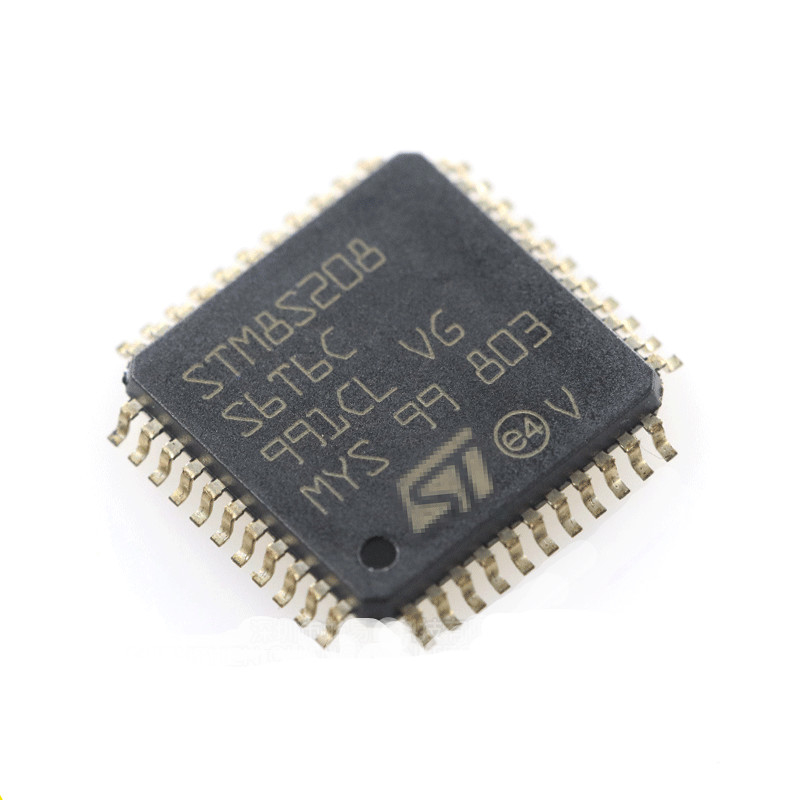 STM8S208S6T6C STM8S208S6T6 चिप 8-बिट मिरोकंट्रोलर LQFP44 इंटीग्रेटेड सर्किट 24MHz32KB फ्लैश मेमोरी MCU
